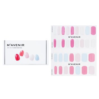 Nail Sticker (Assorted Colour) - # Flower Road Nail - 32pcs