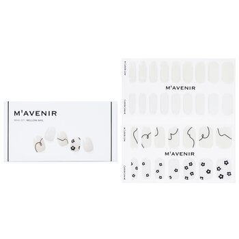 Nail Sticker (White) - # Mellow Nail - 32pcs
