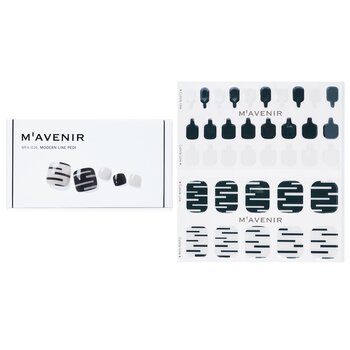 Nail Sticker (Patterned) - # Modern Line Pedi - 36pcs