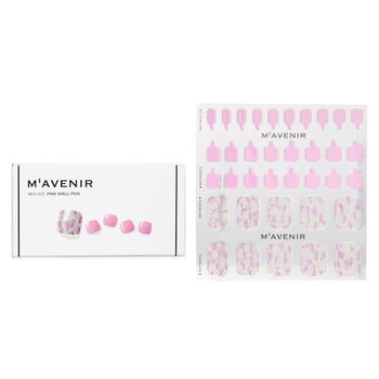 Nail Sticker (Pink) - # Pink Shell Pedi - 36pcs
