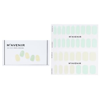 Nail Sticker (Assorted Colour) - # Pastel Chou Nail - 32pcs