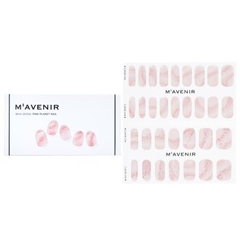 Nail Sticker (Pink) - # Pink Planet Nail - 32pcs