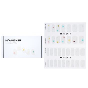 Nail Sticker (White) - # Likey Nail - 32pcs