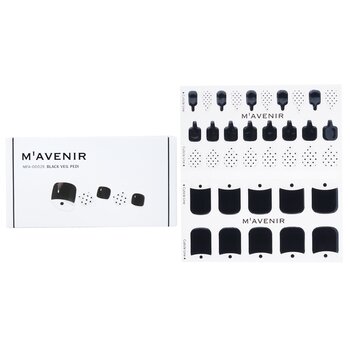 Nail Sticker (Black) - # Black Veil Pedi - 36pcs