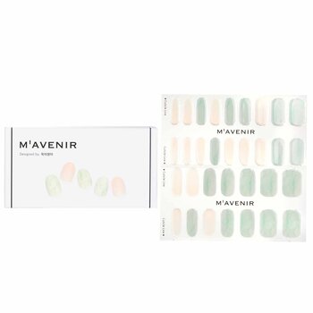 Nail Sticker (Patterned) - # Spring Scarf Nail - 32pcs