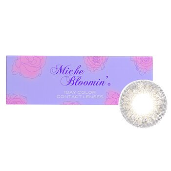 Quarter Veil 1 Day Color Contact Lenses (107 Clear Grege) - - 5.00 - 10pcs