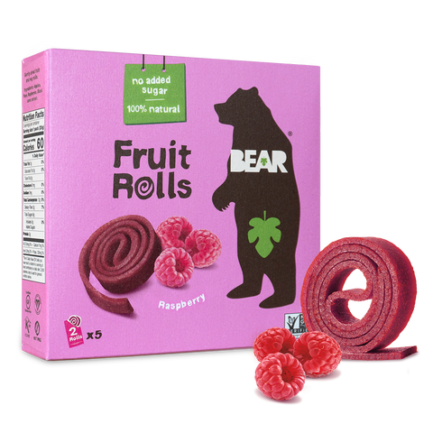 BEAR REAL FRT YOYO RSBRY ( 6 X 3.5 OZ   )