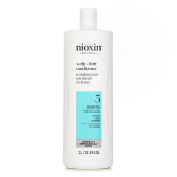 Density System 3 Scalp Therapy Conditioner (Colored Hair, Light Thinning, Color Safe) (Random Packaging) - 1000ml/33.8oz