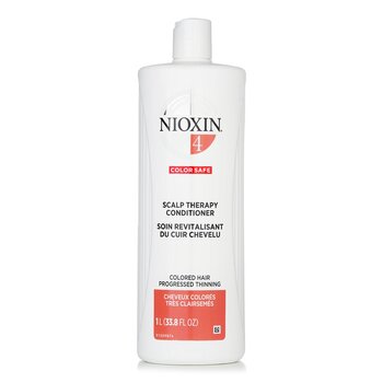 Density System 4 Scalp Therapy Conditioner (Colored Hair, Progressed Thinning, Color Safe) - 1000ml/33.8oz