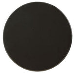 22" Black Wood Round Pedestal End Table
