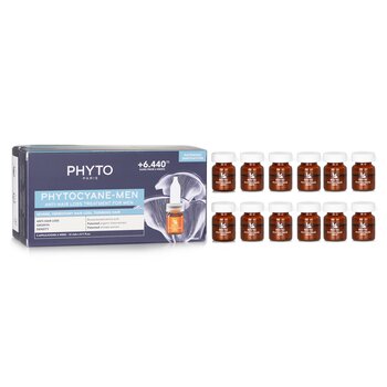PhytoCyane Anti-Hair Loss Treatment (For Men) - 12x3.5ml/0.11oz