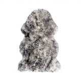 2' X 3' Gray Genuine Sheepskin Animal Print Shag Area Rug