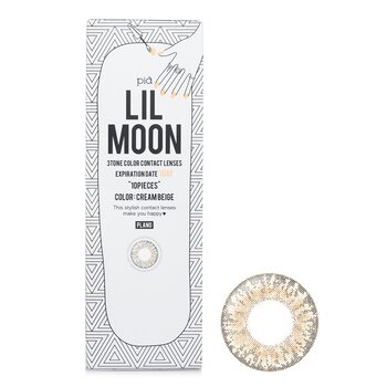 Lilmoon Cream Beige 1 Day Color Contact Lenses - - 0.00 - 10pcs