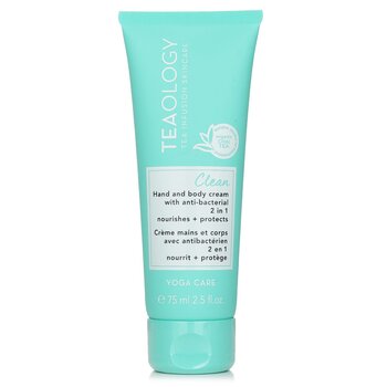 Yoga Care Clean 2 in 1 Anti Bacterial Hand & Body Cream - 75ml/2.5oz