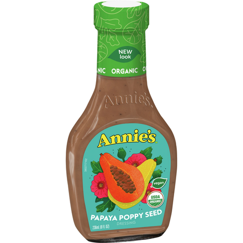 Annie's Naturals Papaya Poppy Dressing (6x8 Oz)