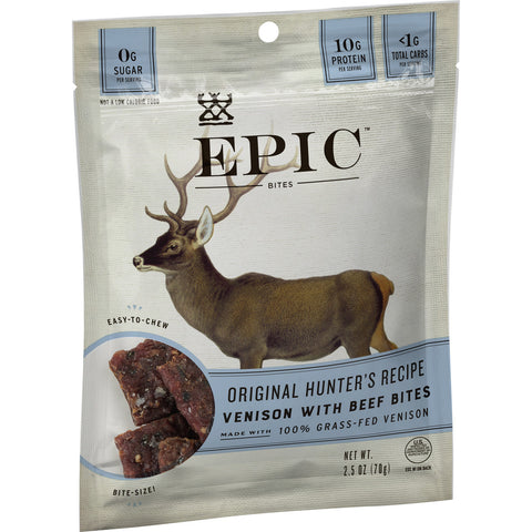 EPIC BAR BITES VENISON ( 8 X 2.5 OZ   )