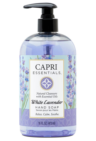 CAPRI WHTE LVNDR HAND SP ( 6 X 16 OZ   )