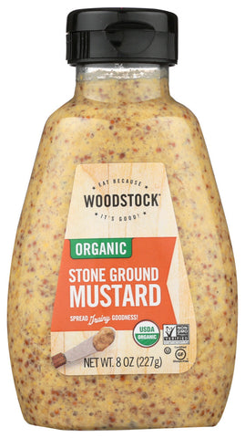 Woodstock Stoneground Mustard (12x8 Oz)