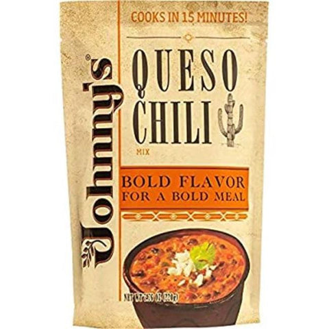 JOHNNYS QUESO CHILI MIX ( 6 X 7.76 OZ   )