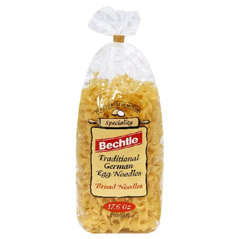 Bechtle Traditional German Egg Noodles Broad Noodles (12x17.6Oz)