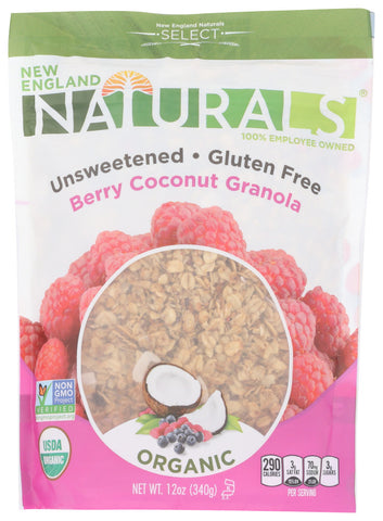 New England Naturals Berry Coconut Granola Uns (6x12OZ )