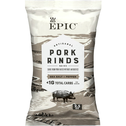 EPIC PORK RINDS SSLT PPR ( 12 X 2.5 OZ   )