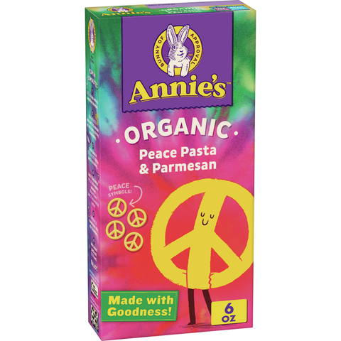 Annie's Peace Pasta & Parmesan (12x6 Oz)