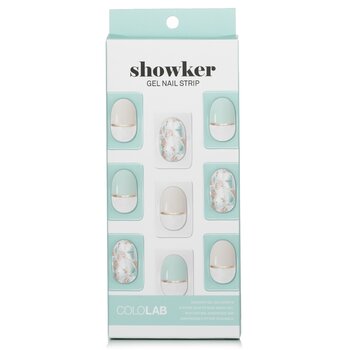 Showker Gel Nail Strip # CSA701 Jewel Shooting Mint - 1pcs