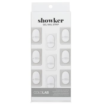 Showker Gel Nail Strip # CNA802 Classic White - 1pcs