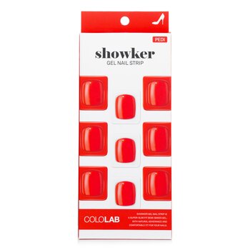 Showker Gel Nail Strip # CPF504 Real Red - 1pcs