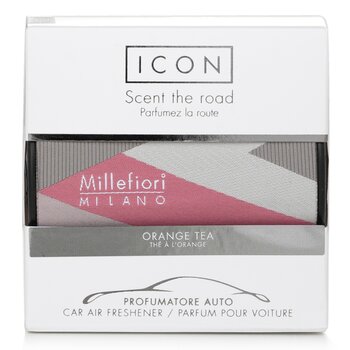 Icon Textile Geometric Car Air Freshener - Orange Tea - 1pc