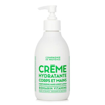Romarin Vitamine Rosemary Hand & Body Cream - 300ml/10oz
