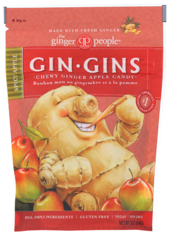 GP GINGINS SPCY APL CHWS ( 12 X 3 OZ   )