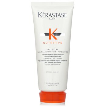 Nutritive Lait Vital High Nutrition Ultra-Light Detangling Conditioner (Dry Hair, Fine to Medium) - 200ml/6.8oz