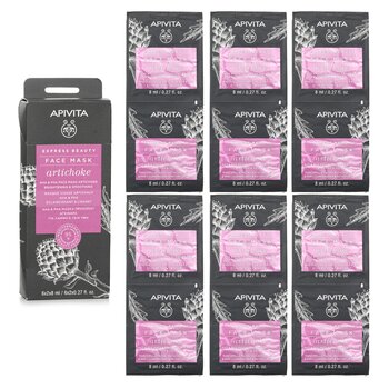 Express Beauty Face Mask With Artichoke AHA & PHA - Brightening & Smoothing - 6x(2x8ml)