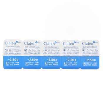 1Day Soft Contact Lens -2.50 - 5cps x 1 strip