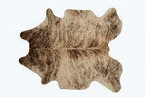 6' X 7' Brown Cowhide Cowhide Print Area Rug