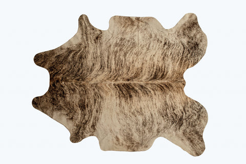 6' X 7' Brown Cowhide Cowhide Print Area Rug