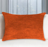 12" X 20" Orange Throw Pillow