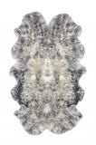 4' X 6' Gray Genuine Sheepskin Handmade Area Rug