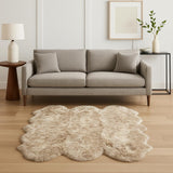 Gradient Chocolate Animal Print Area Rug