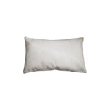 12" X 20" Off White Cowhide Set Of 2 Pillows