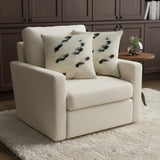 18 X 18 Black And White Cowhide Throw Pillow