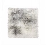 17" X 17" Gray Genuine Sheepskin Chair Pad