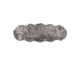 6' Gray Shag Area Rug