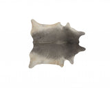 5' X 7' Gray Cowhide Area Rug