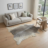 5' X 7' Gray Cowhide Area Rug