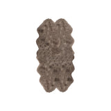 5' X 7' Brown And Black Cowhide Area Rug