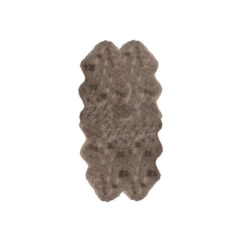 5' X 7' Brown And Black Cowhide Area Rug