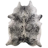 5' X 7' Black And White Cowhide Area Rug